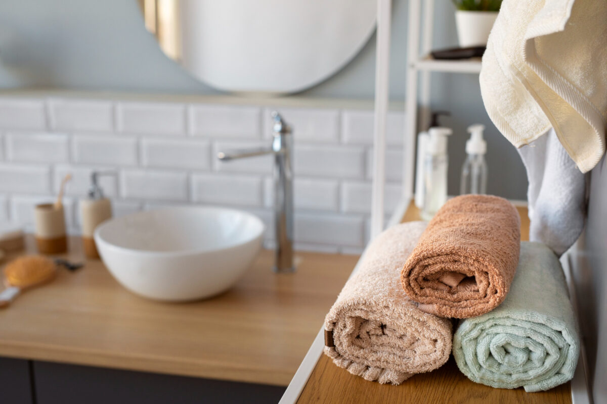 Colores claros para baños pequeños